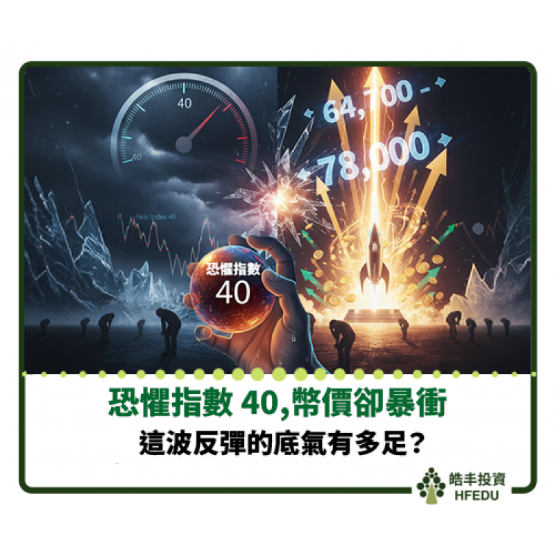 【恐懼指數 40,幣價卻暴衝:這波反彈的底氣有多足?】
